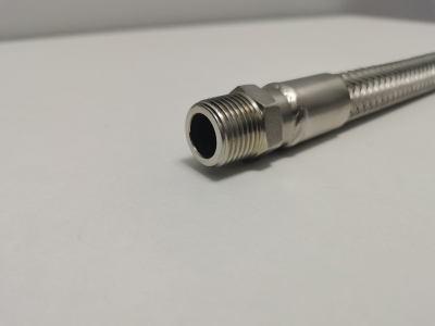 Braided Flexible Metal Hose with Male Thread Connector - Unleashing Versatility and Reliability